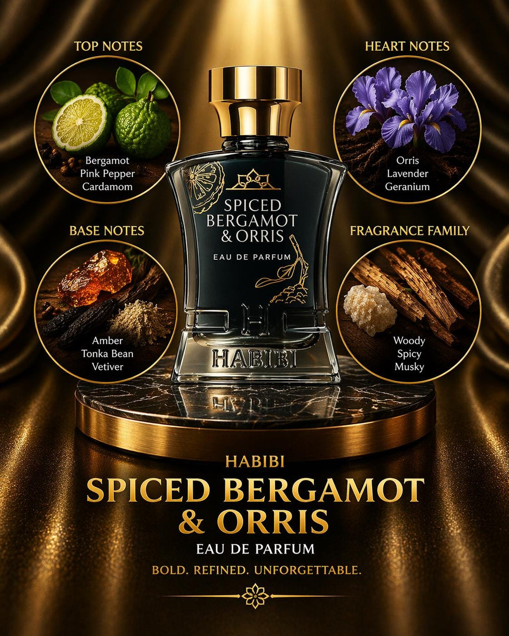 Habibi NY: Spiced Bergamot & Orris Perfume Sample
