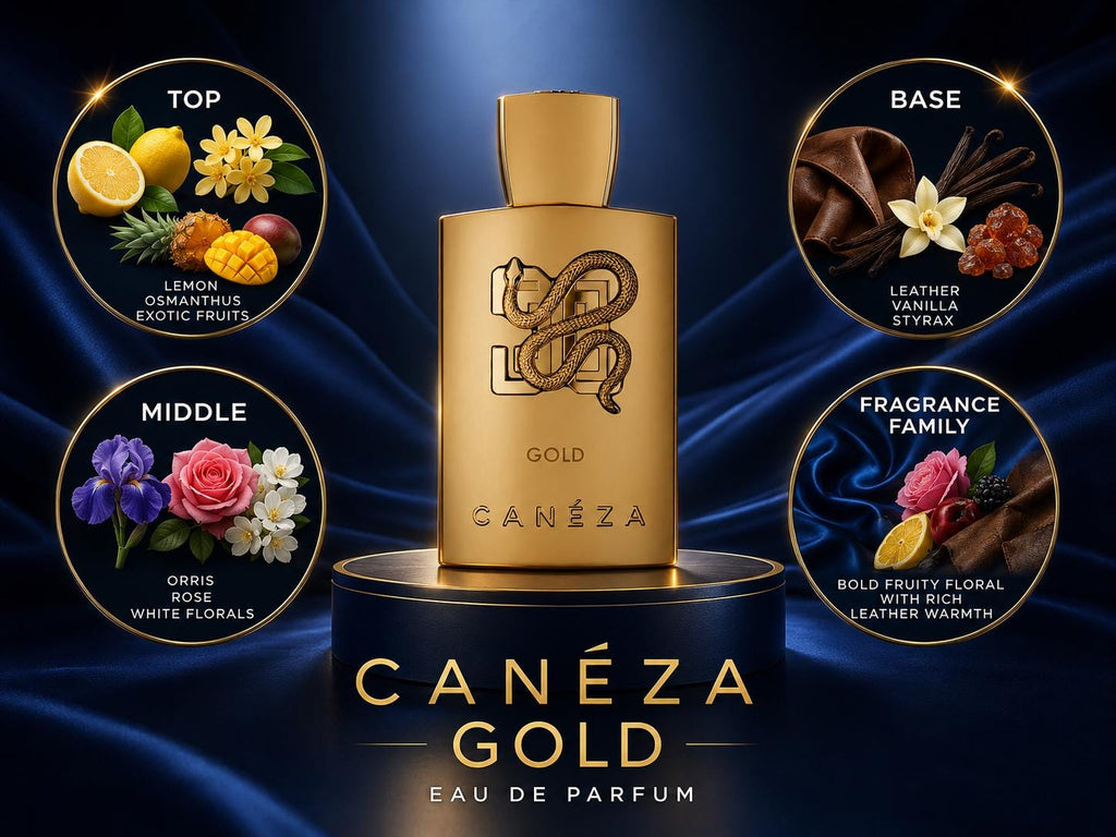 Canéza: Gold Perfume Sample