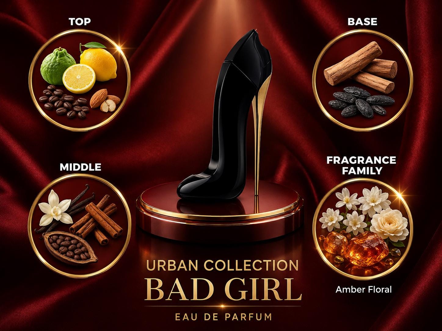 Urban Collection: Bad Girl Eau de Parfum Perfume Sample