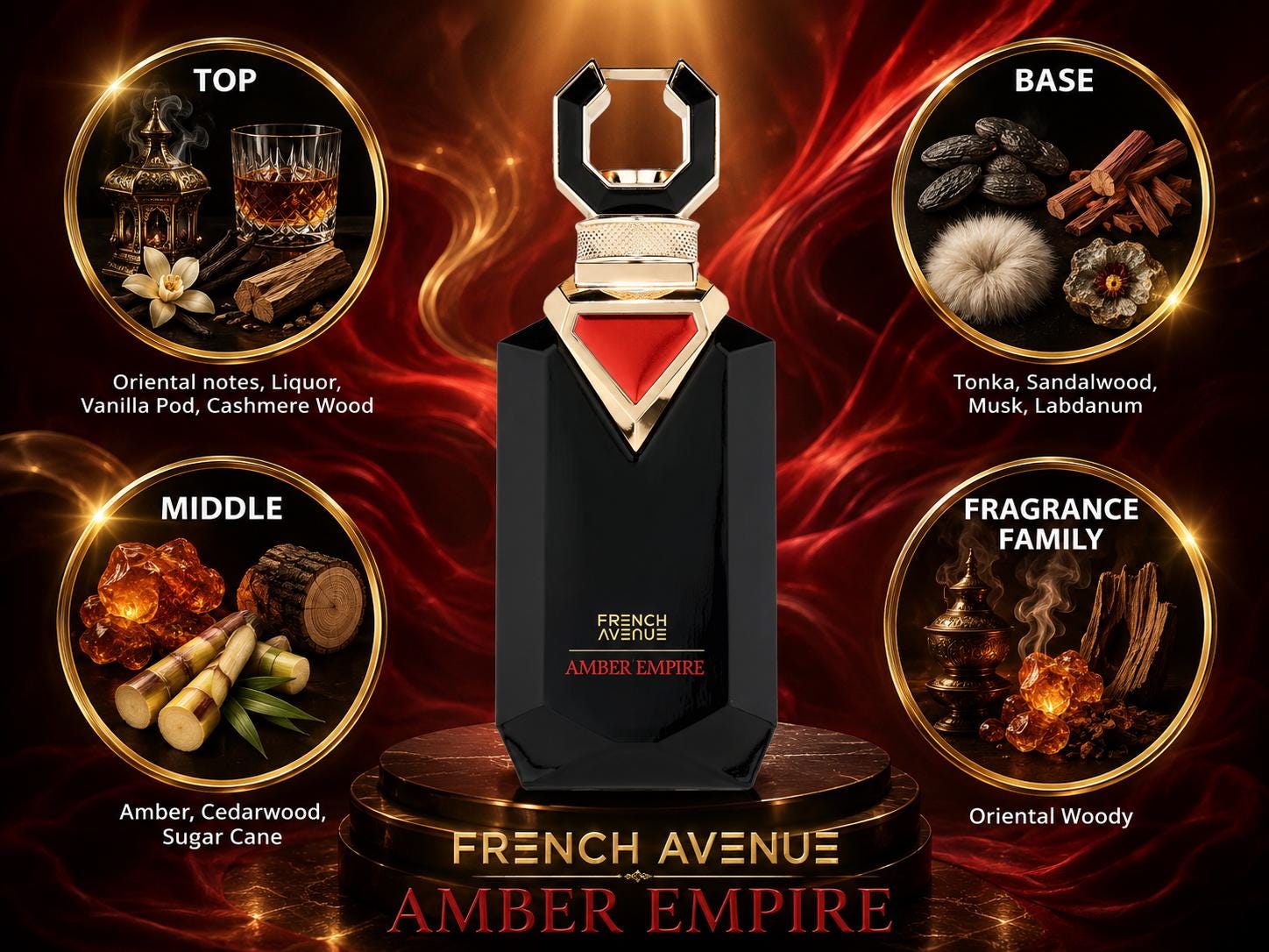 French Avenue: Amber Empire Perfume Sample