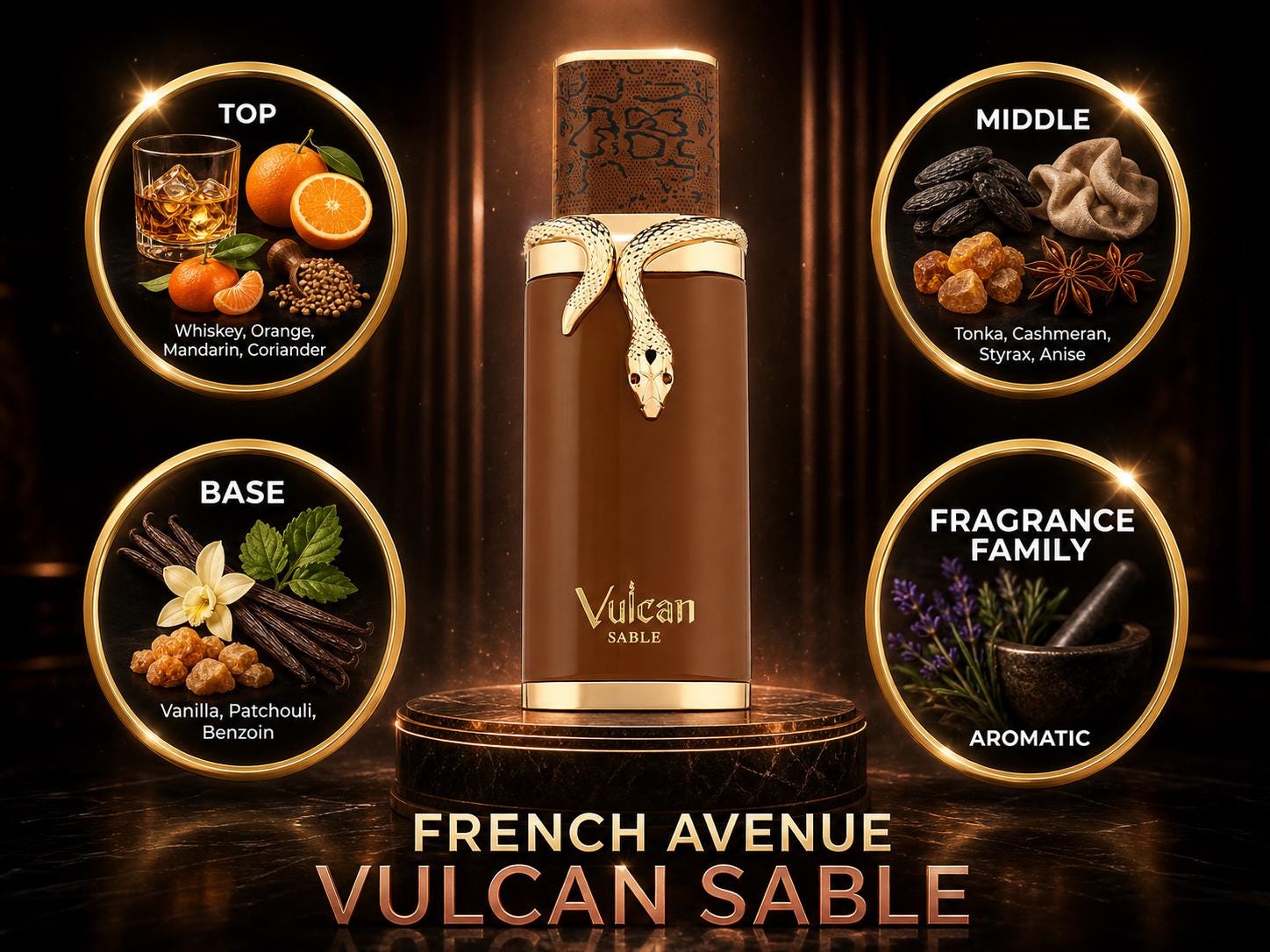 French Avenue Vulcan Sable Perfume Sample