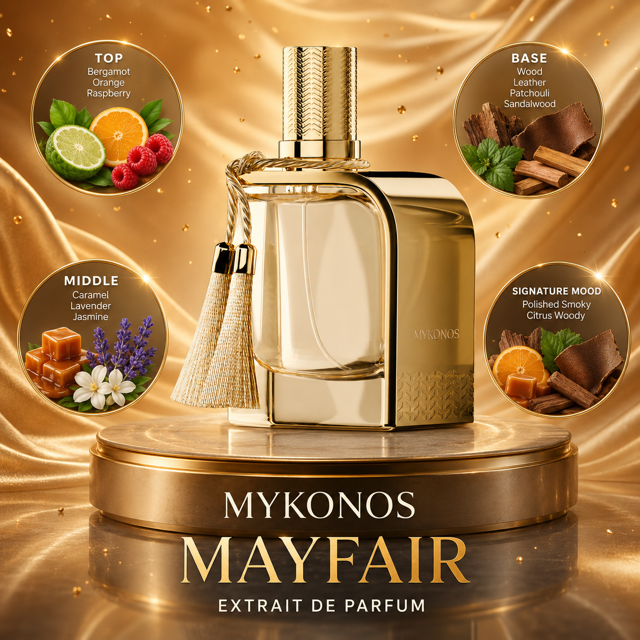 Mykonos:  Mayfair Extrait de Parfum Perfume Sample
