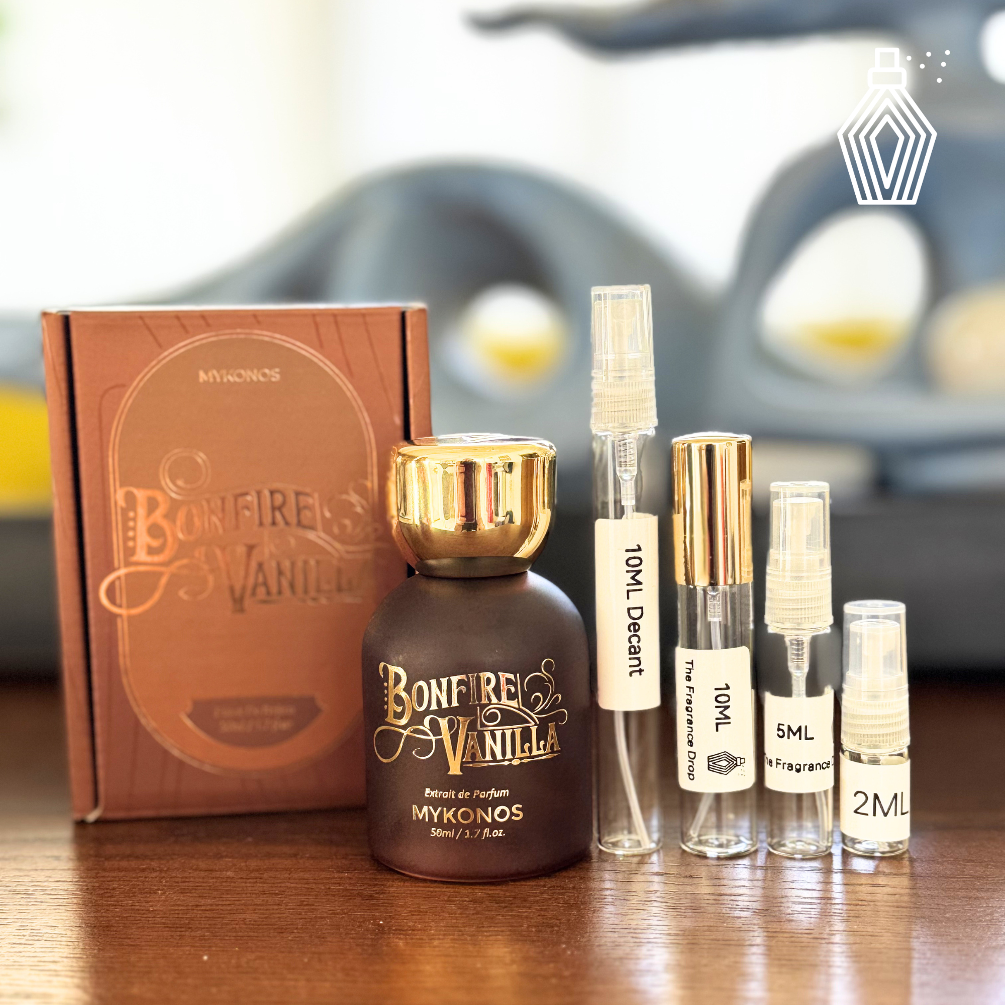 Mykonos:  Bonfire Vanilla Extrait de Parfum Perfume Sample