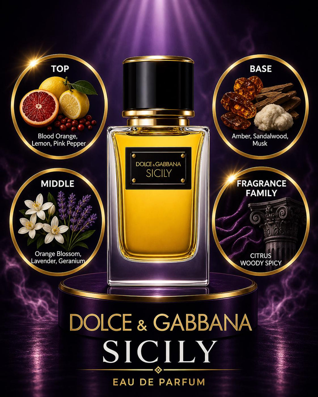 Dolce&Gabana Sicily 10ml Decant - Luxury Niche Fragrance