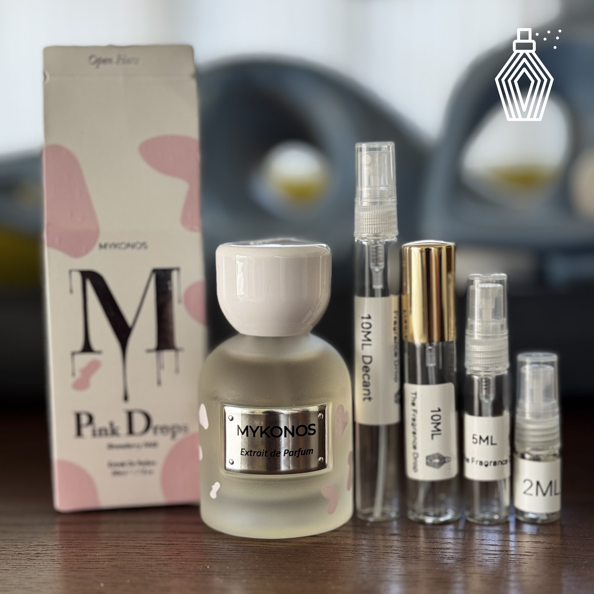 Mykonos:  Pink Drops Extrait de Parfum Perfume Sample