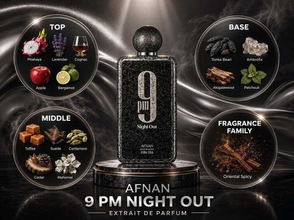 Afnan: 9 PM Night Out Perfume Sample