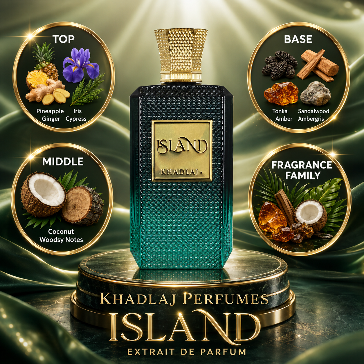 Khadlaj: Island Perfume Sample