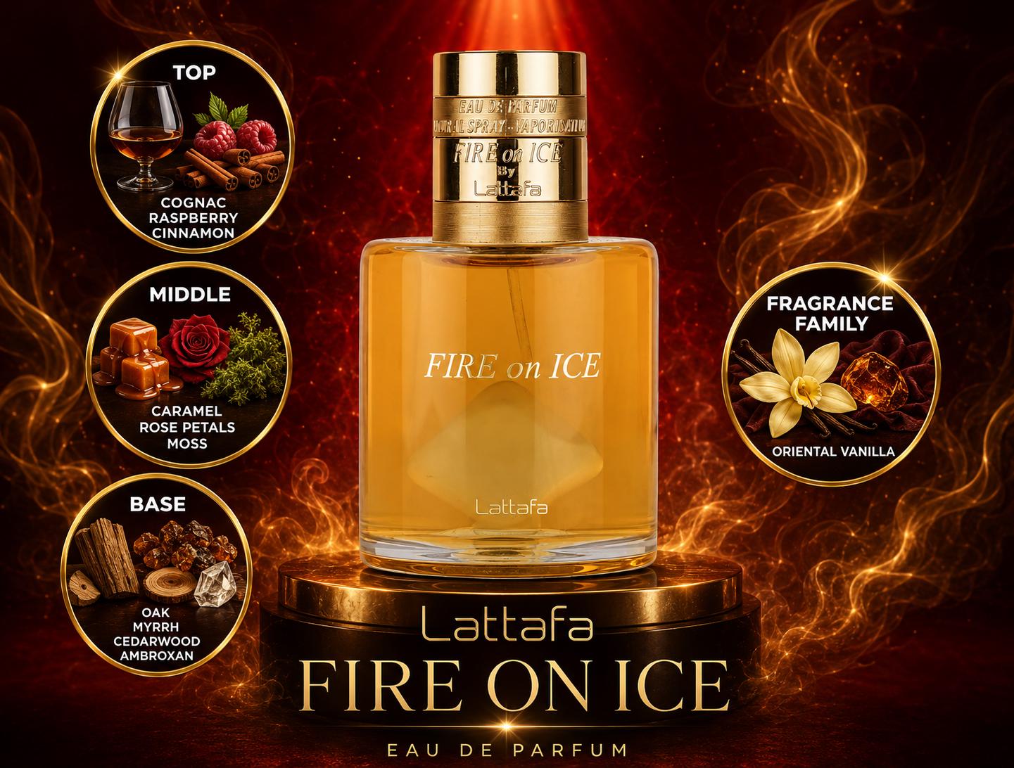 Lattafa: Fire On Ice Perfume Sample