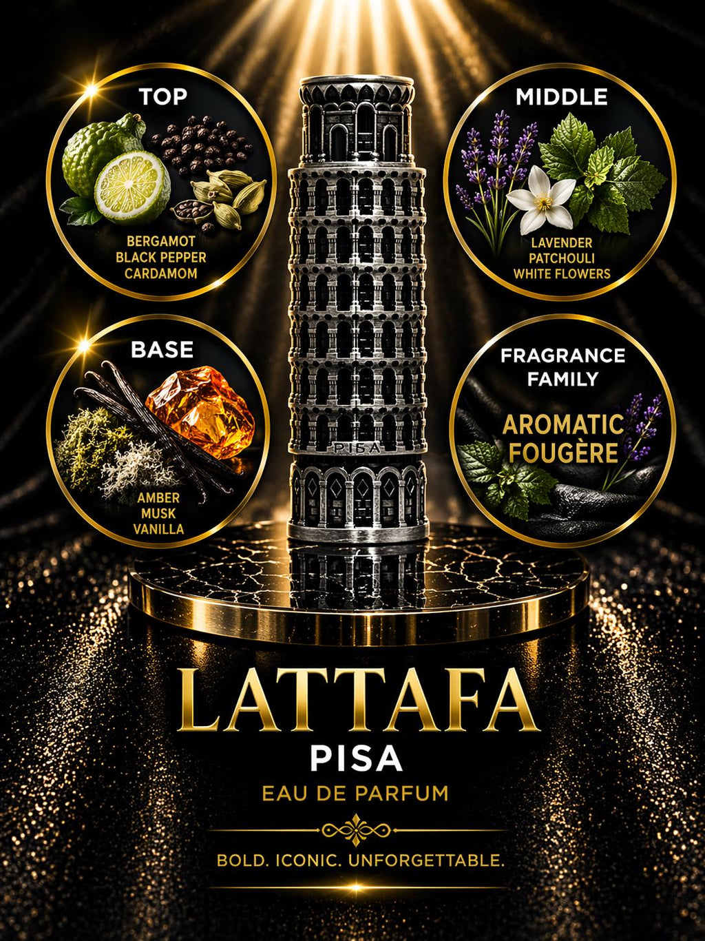 Lattafa: Pisa Perfume Sample