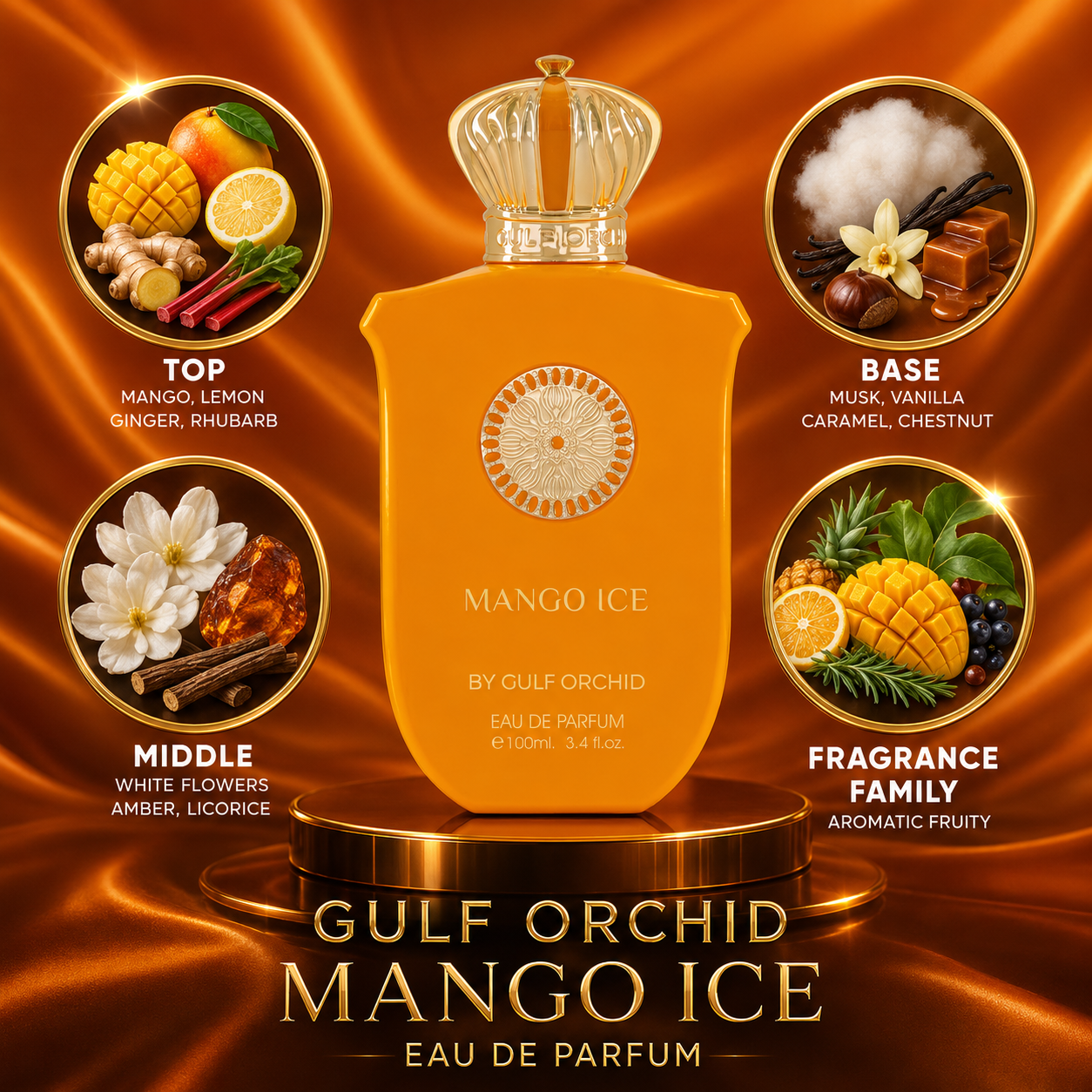Gulf Orchid: Mango Ice Perfume Sample