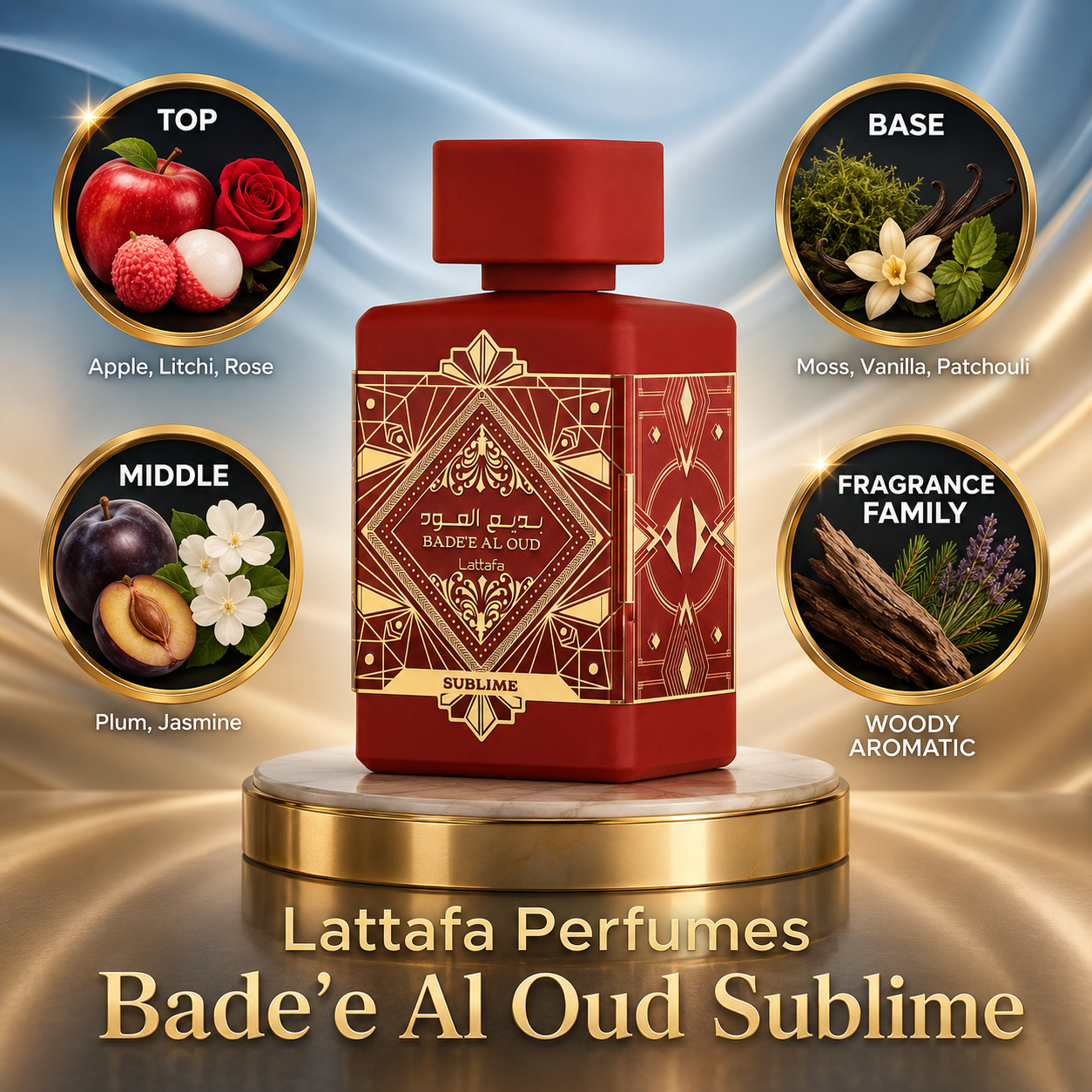 Lattafa: Bade’e Al Oud Sublime Perfume Sample