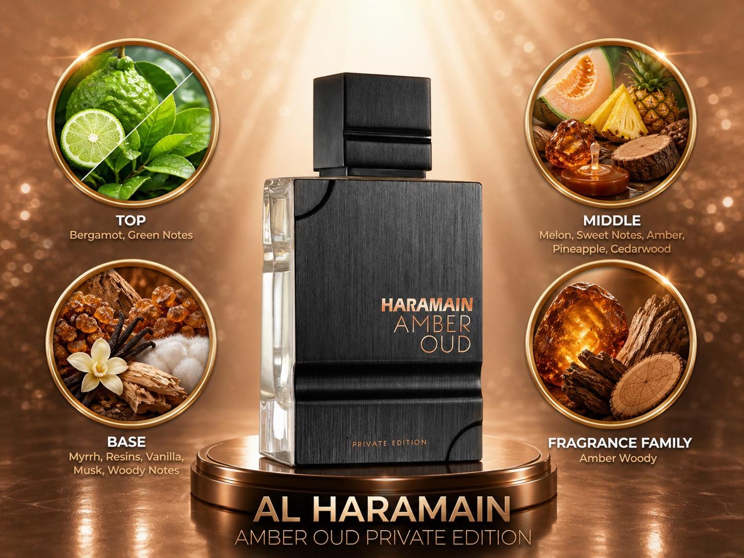 Al Haramain Amber Oud Private Collection Perfume Sample