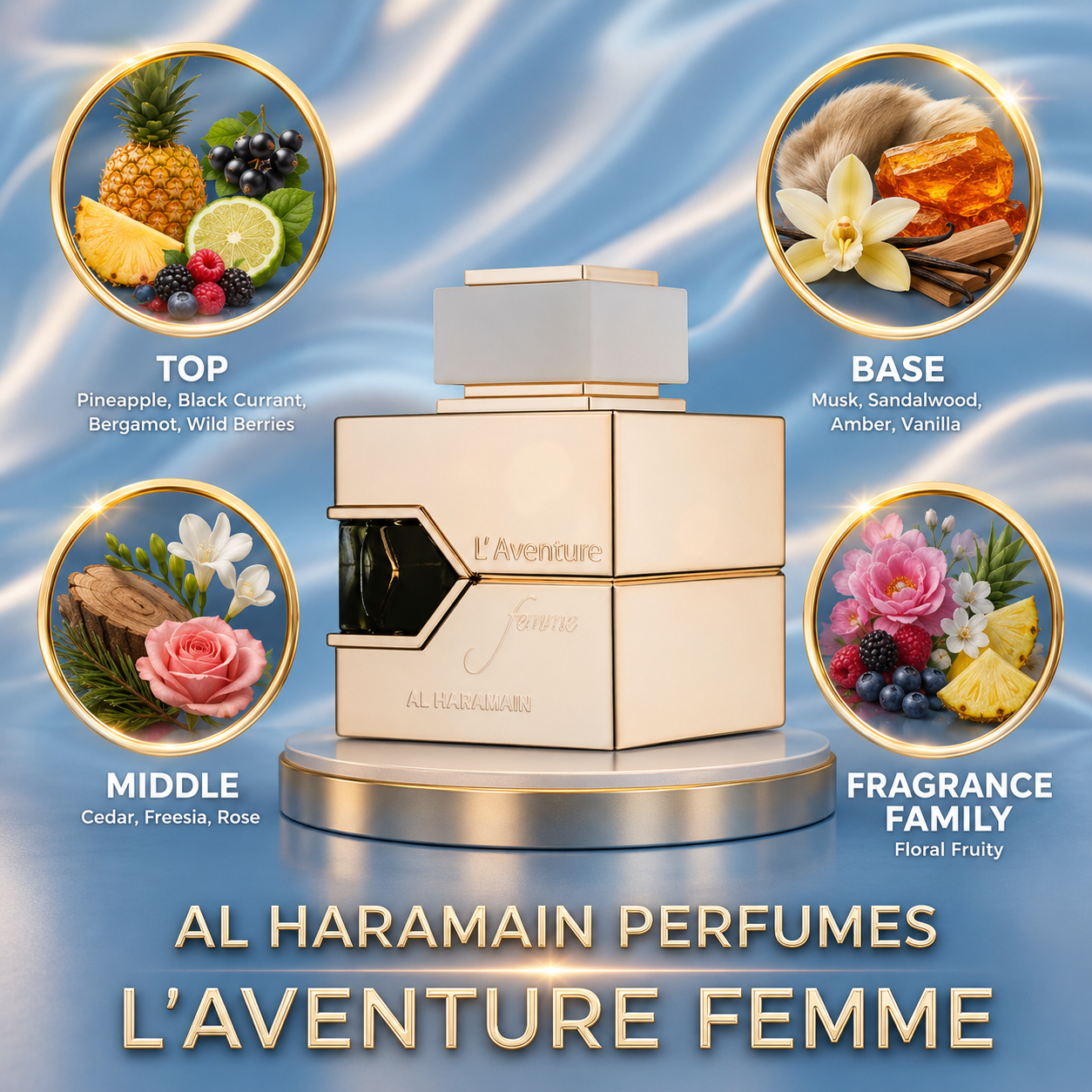 Al Haramain: L’Aventure Femme Perfume Sample