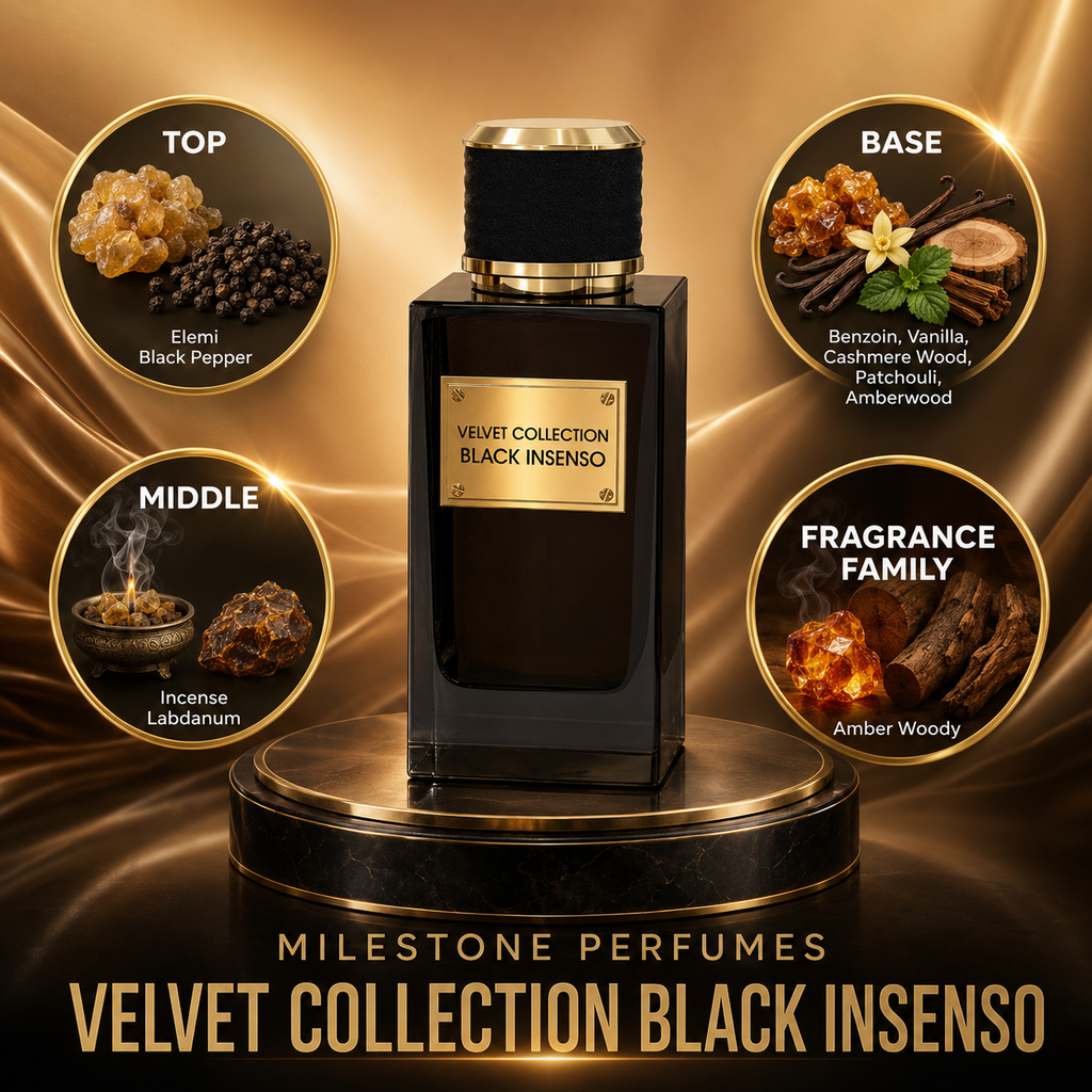 Milestone Perfumes: Velvet Collection Black Insenso