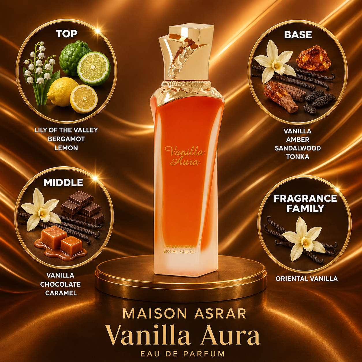 Maison Asrar: Vanilla Aura Perfume Sample
