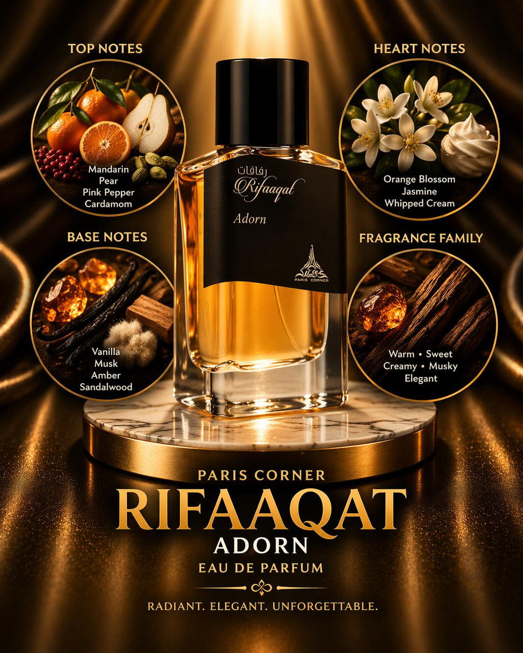 Paris Corner: Rifaaqat Adorn Perfume Sample