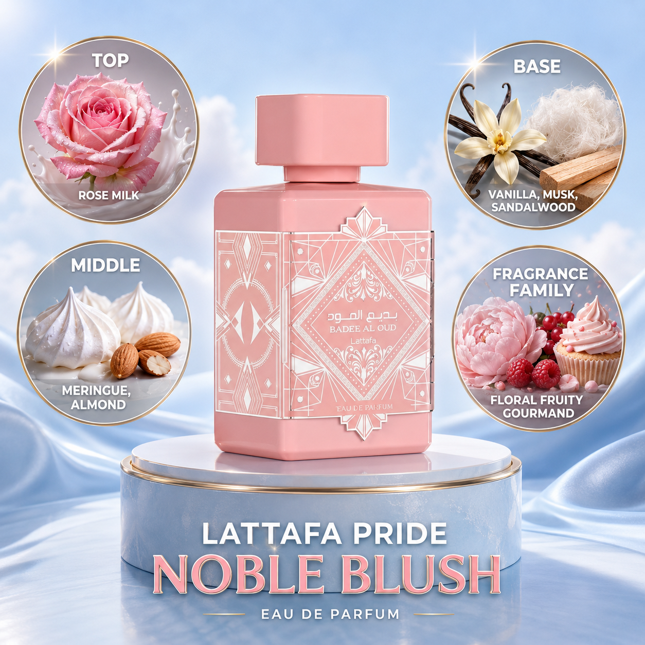Lattafa: Bade'e Al Oud Noble Blush Perfume Sample