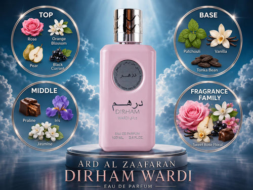 Ard Al Zaafaran: Dirham Wardi Perfume Sample