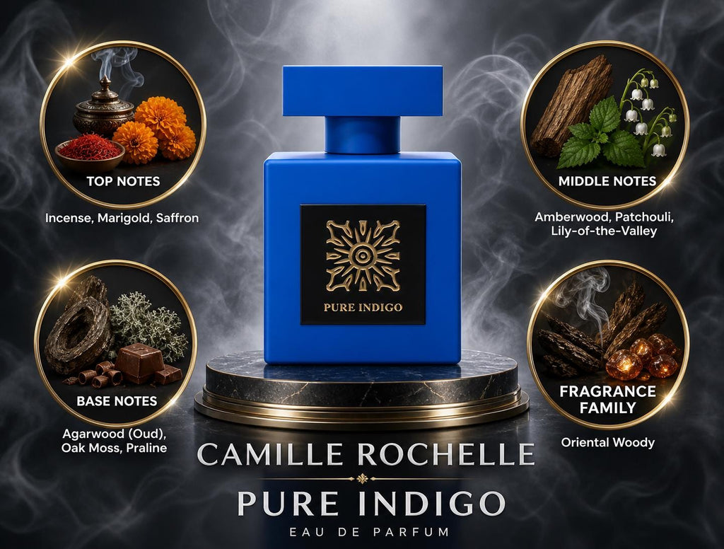 Camille Rochelle: Pure Indigo Perfume Sample