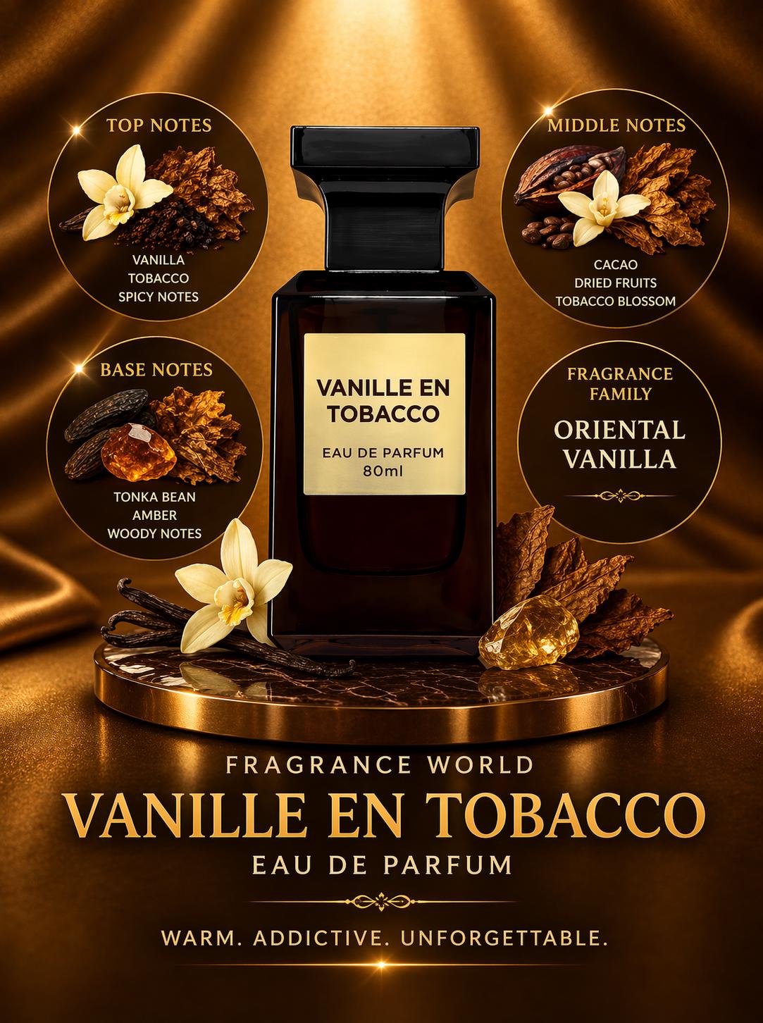 Fragrance World: Vanille en Tobacco Perfume Sample