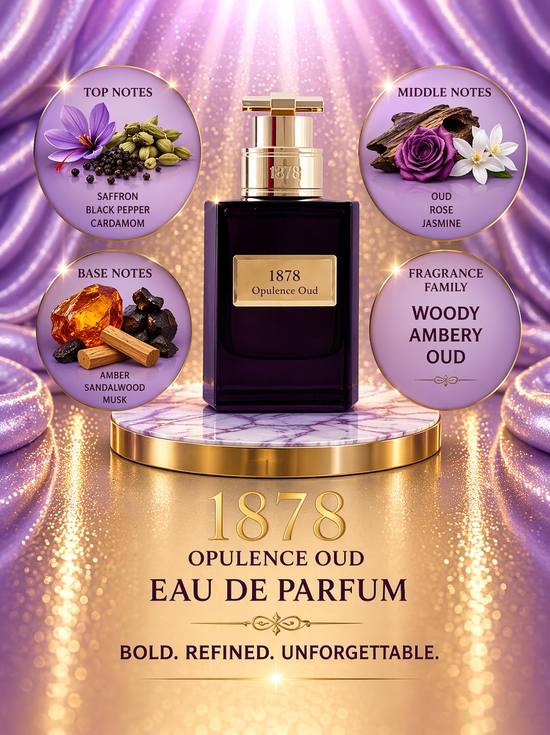 Atralia: 1878 Opulent Oud Perfume Sample