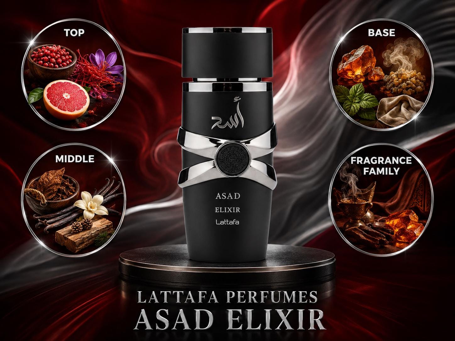 Lattafa:  Asad Elixir Perfume Sample