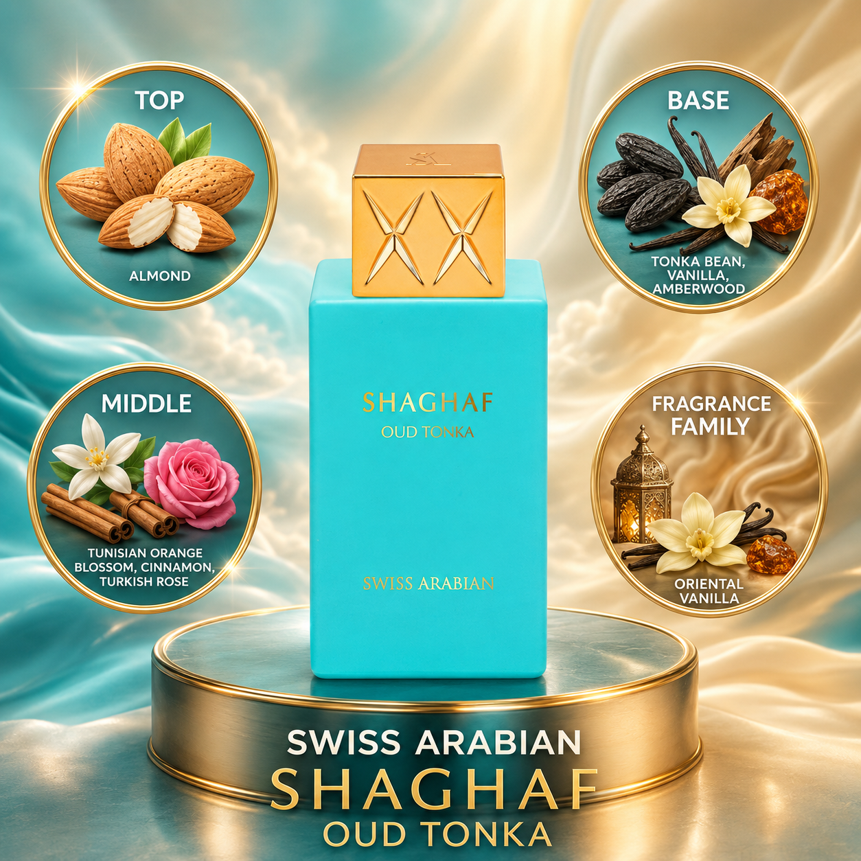 Swiss Arabian Shaghaf Oud Tonka Perfume Sample