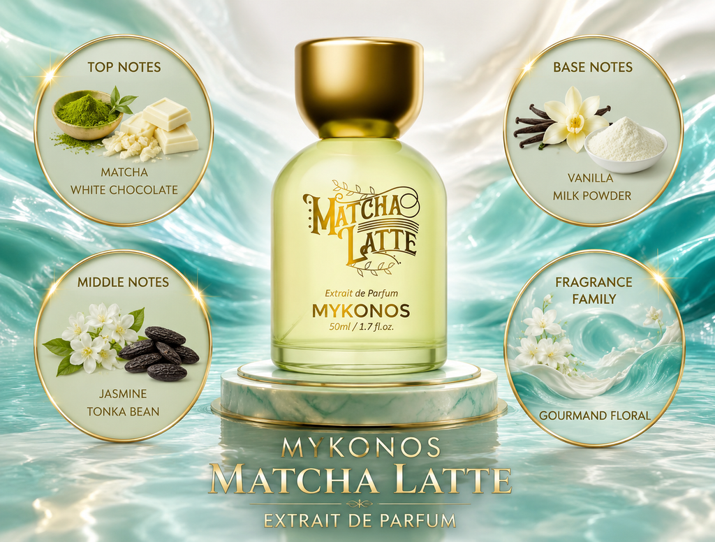Mykonos:  Matcha Latte Extrait de Parfum Perfume Sample