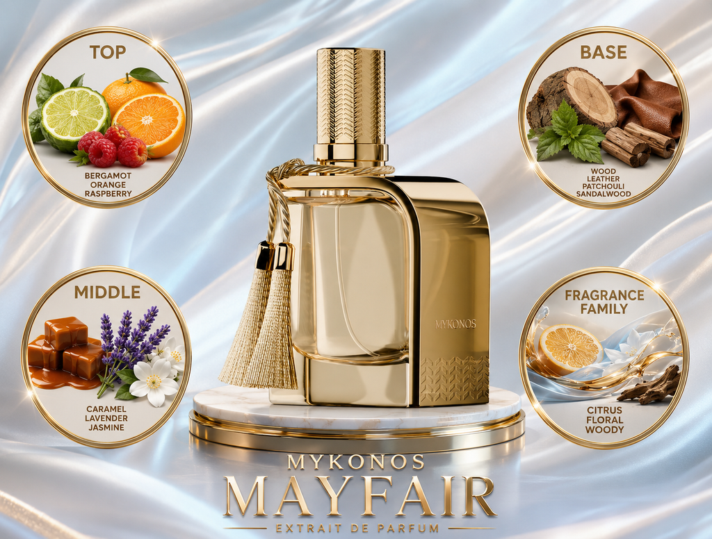 Mykonos:  Mayfair Extrait de Parfum Perfume Sample