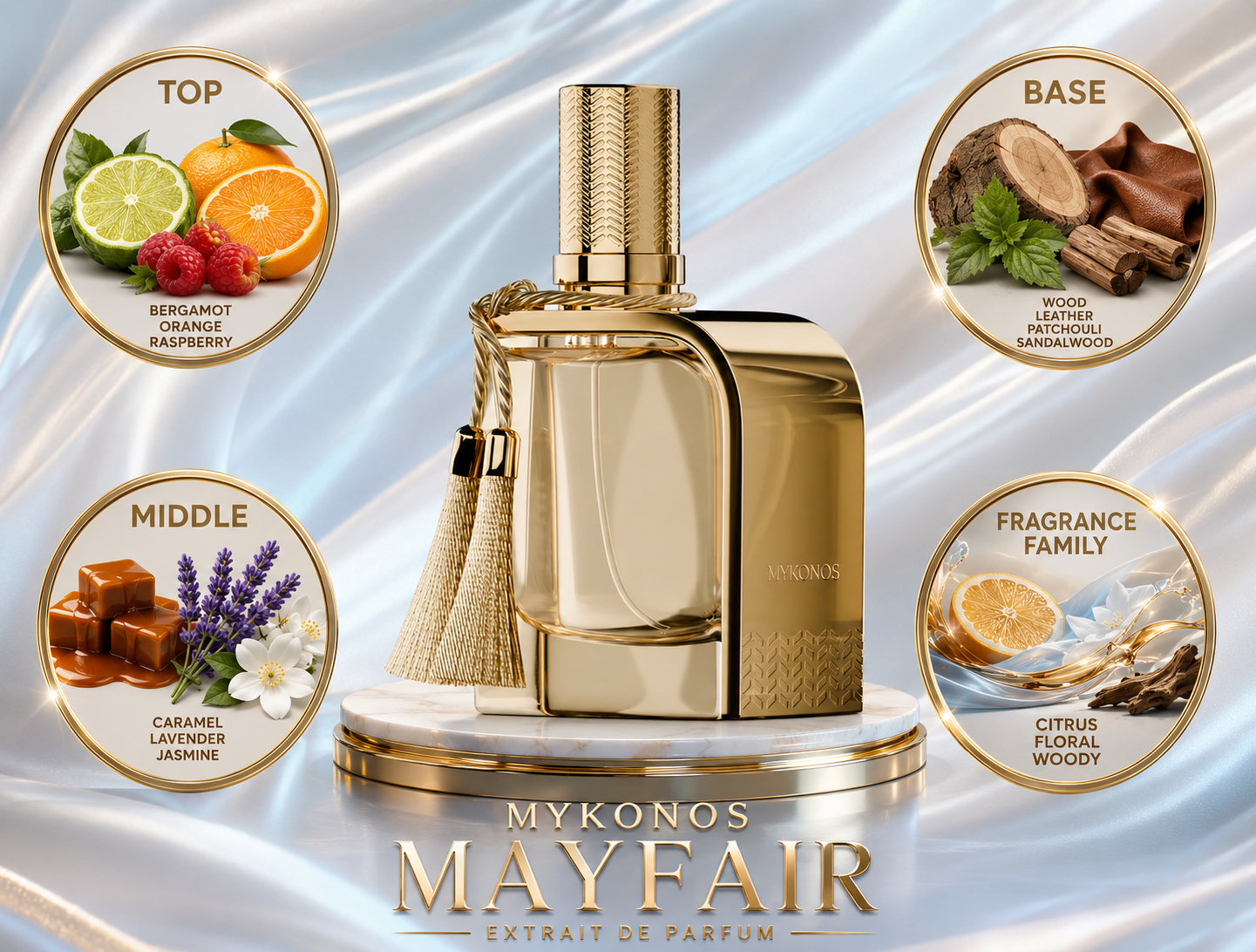 Mykonos:  Mayfair Extrait de Parfum Perfume Sample