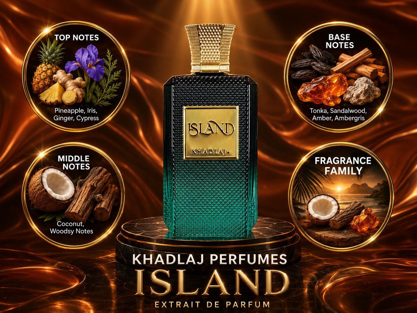 Khadlaj Perfumes: Island Perfume Sample