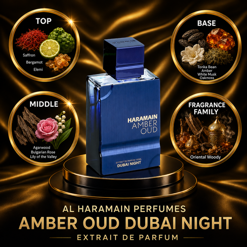 Al Haramain: Amber Oud Dubai Night Perfume Sample