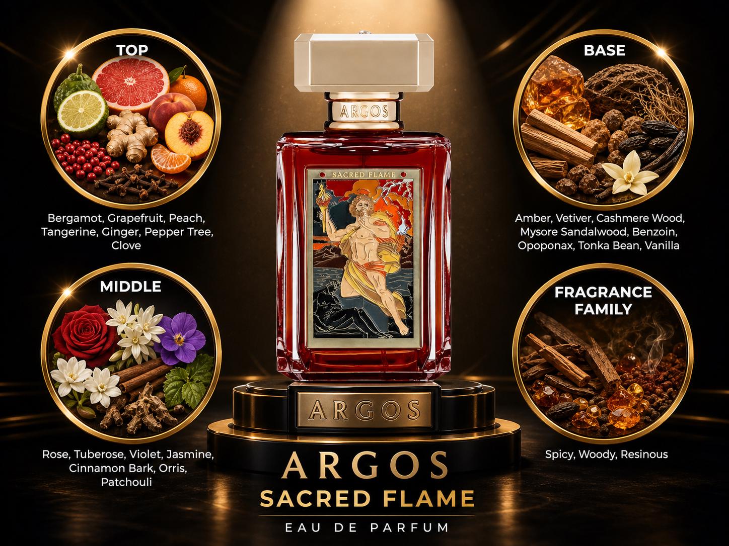 Argos: Sacred Flame Perfume Sample