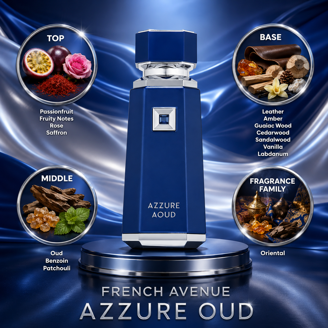 French Avenue Azzure Aoud Perfume Sample