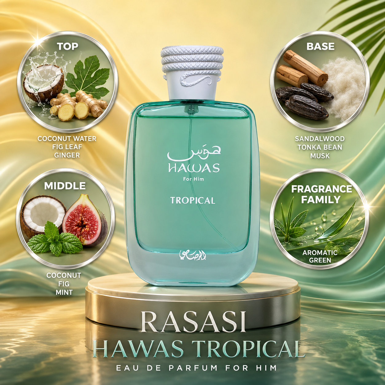 Rasasi: Hawas Tropical Perfume Sample