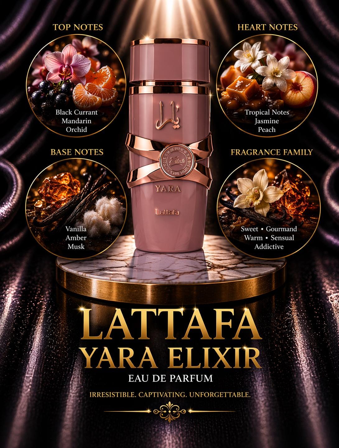 Lattafa:  Yara Elixir Perfume Sample