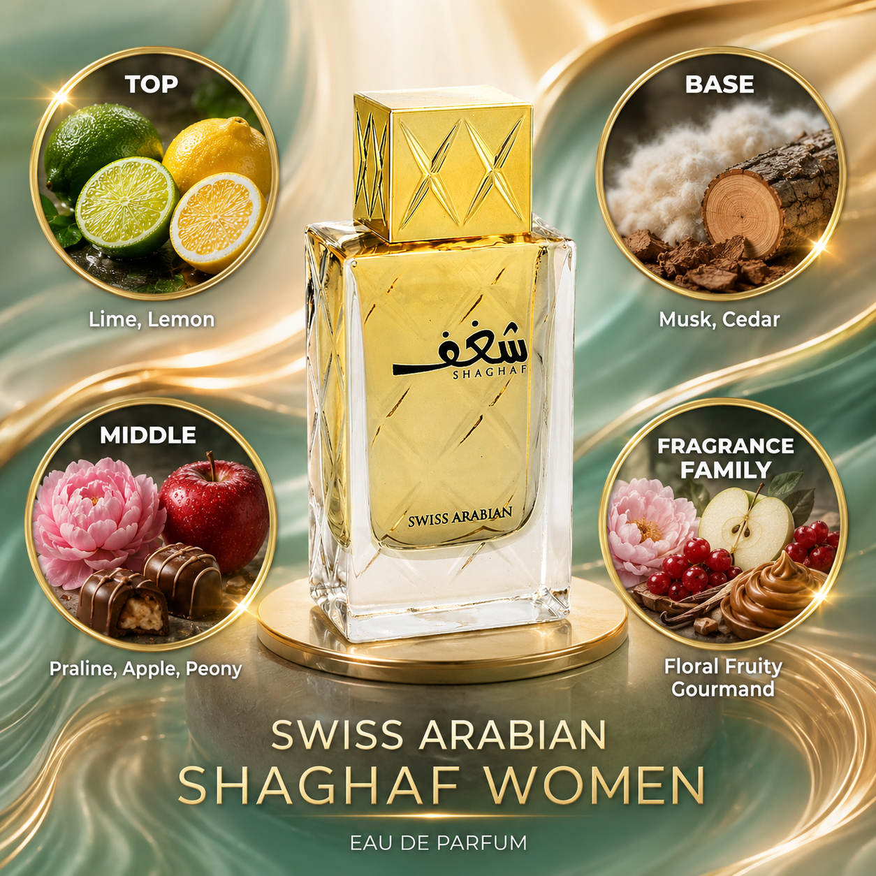 Swiss Arabian: Shaghaf Women Perfume Sample