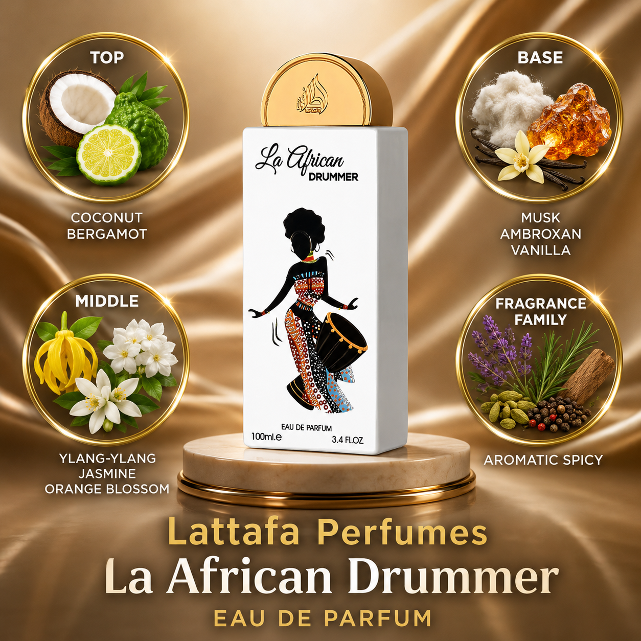 Lattafa: La African Drummer Perfume Sample