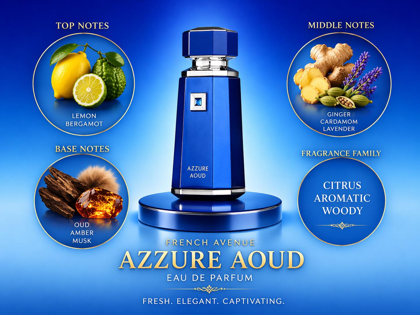 French Avenue Azzure Aoud Perfume Sample