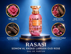 Rasasi: Somow Al Rasasi Lamaan Oud Rose Perfume Sample
