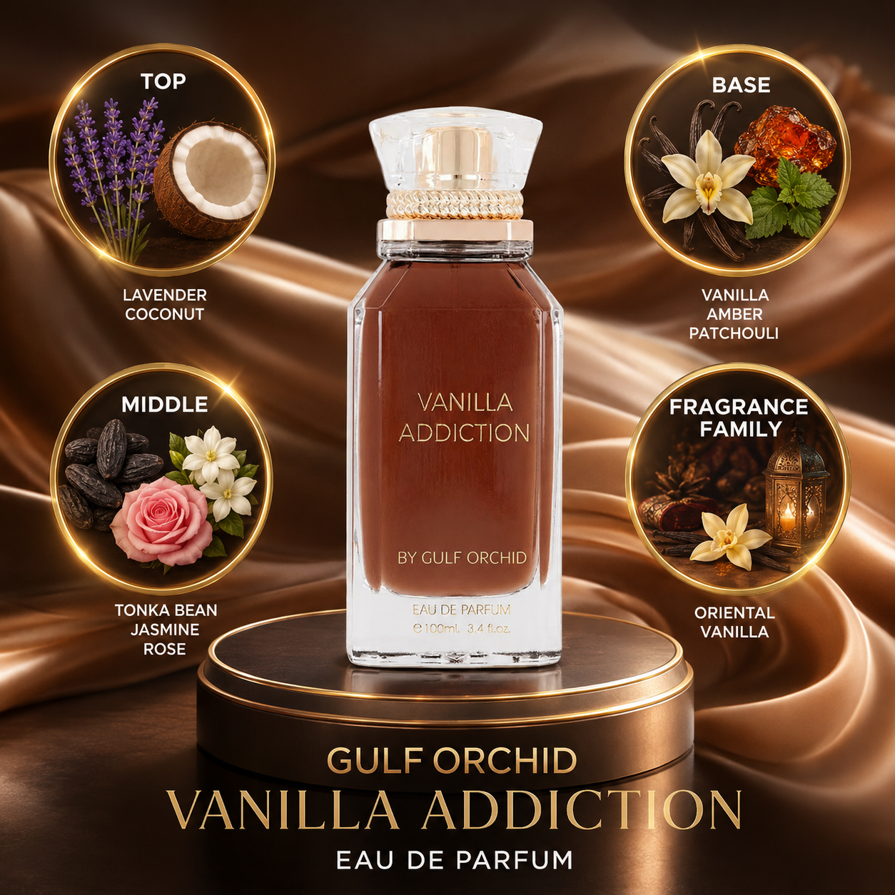 Gulf Orchid: Vanilla Addiction Perfume Sample