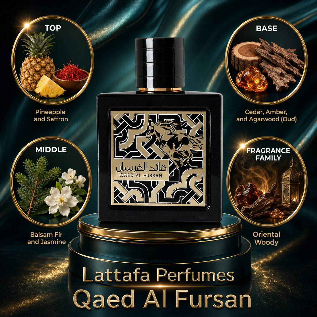 Lattafa: Qaed Al Fursan Perfume Sample